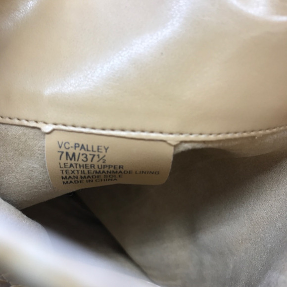 Vince Camuto Womens Palley Over Knee Boots Beige Crocodile Print Leather 7 M New - Picture 12 of 12